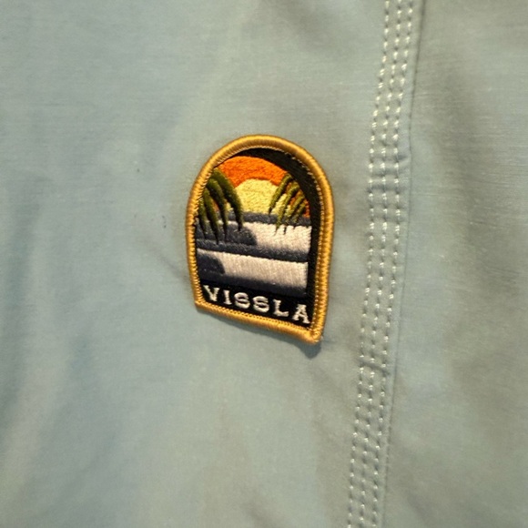 Vissla Solid Sets Stretch Swim Trunks Stone Blue Size Large. From The Buckle. - Picture 5 of 7